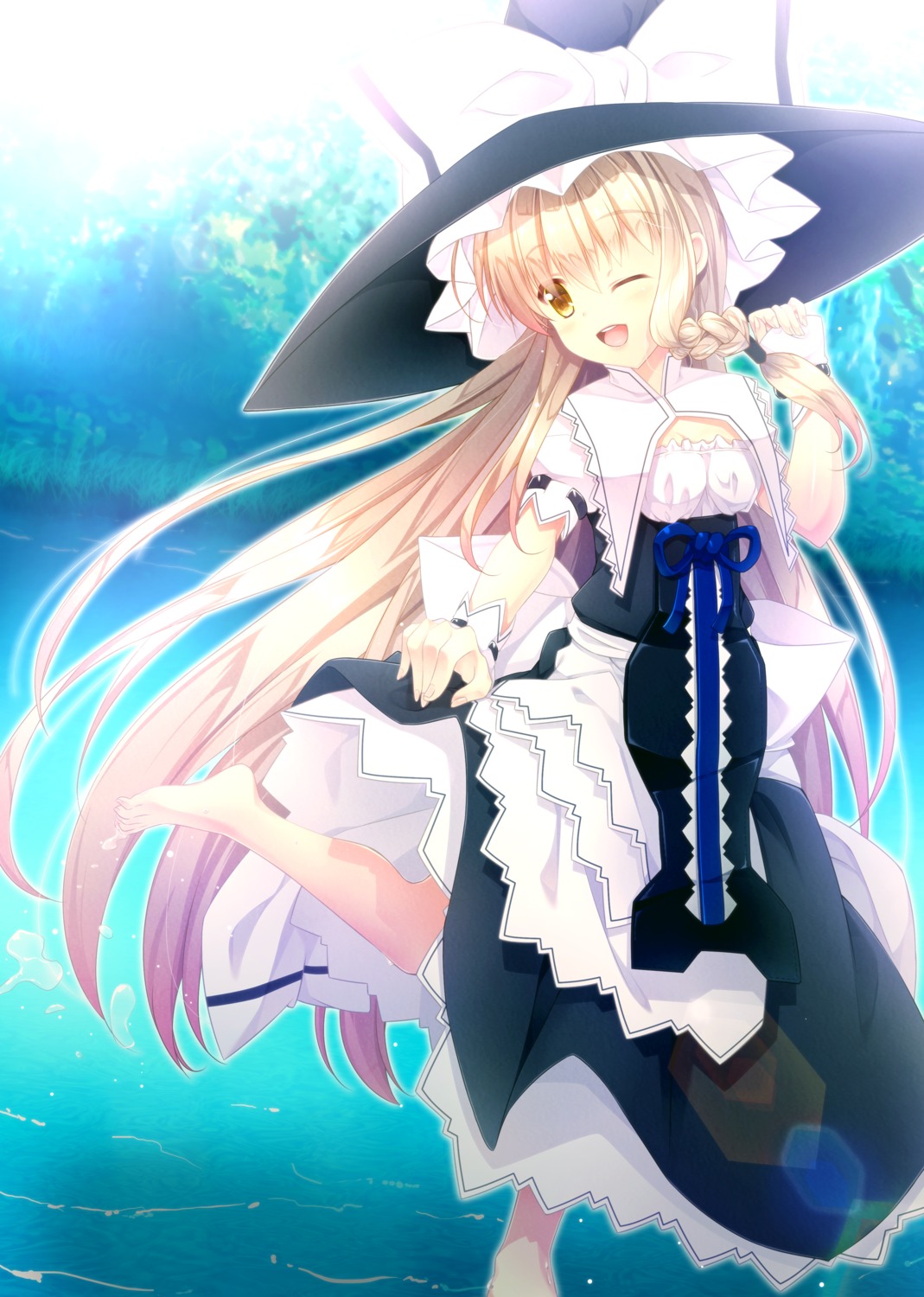akane_hazuki, dress, kirisame_marisa, touhou, witch
