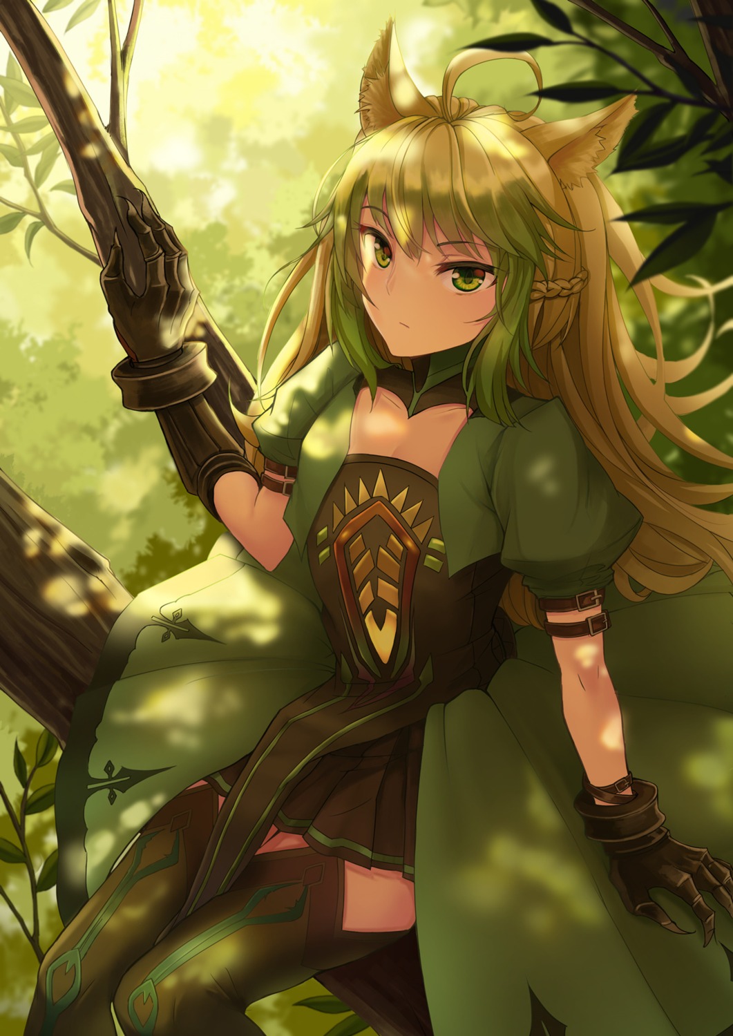 animal_ears, atalanta_(fate), fate/apocrypha, fate/grand_order, fate/stay_night, thighhighs, yuemanhuaikong