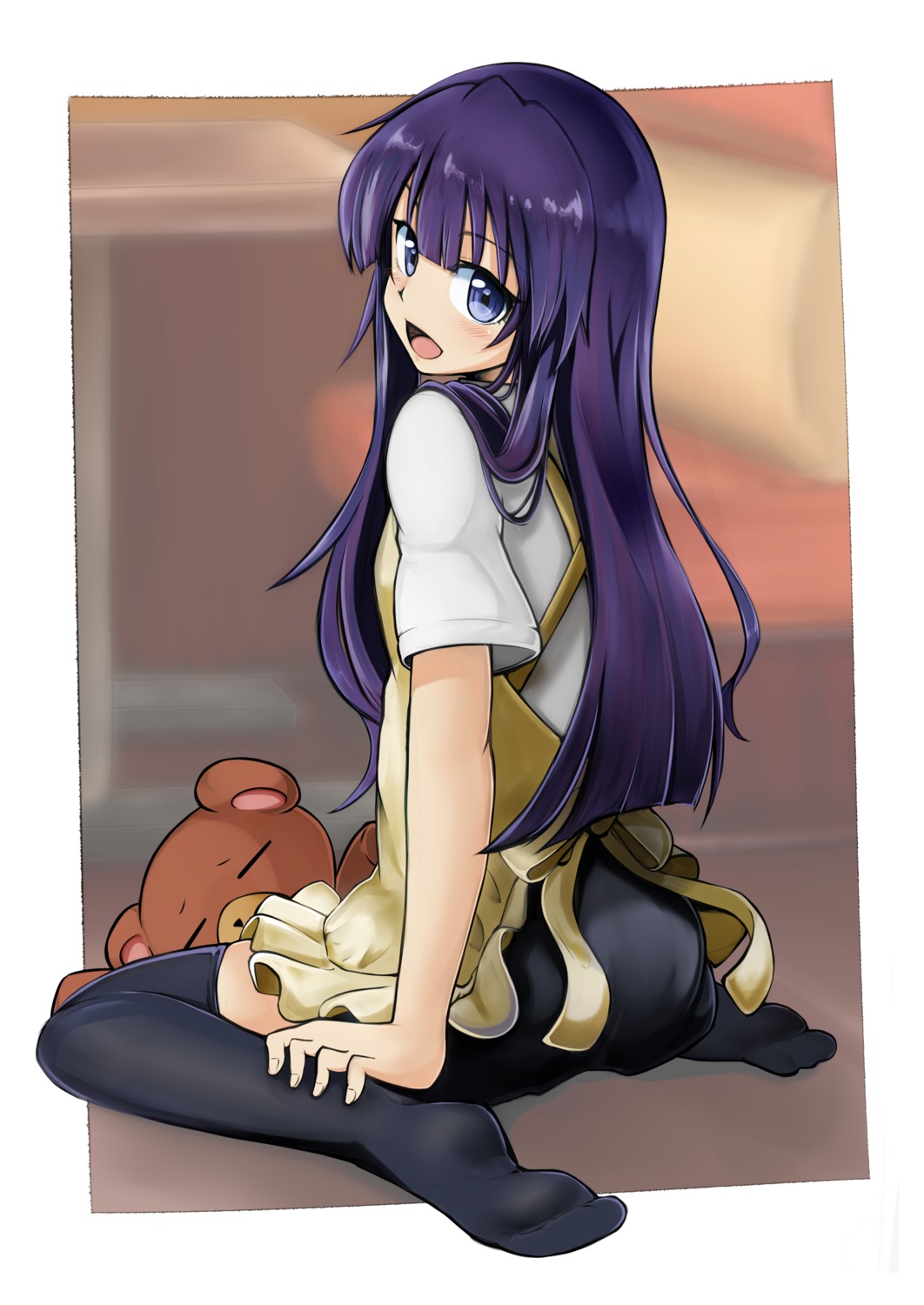 kazenoko, seifuku, thighhighs, working!!, yamada_aoi