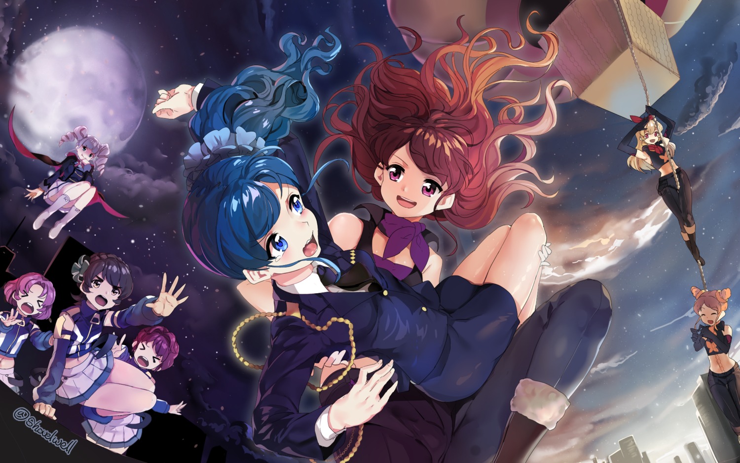 aikatsu!, arisugawa_otome, hoshimiya_ichigo, ichinose_kaede, kamiya_shion, kiriya_aoi, kitaouji_sakura, seifuku