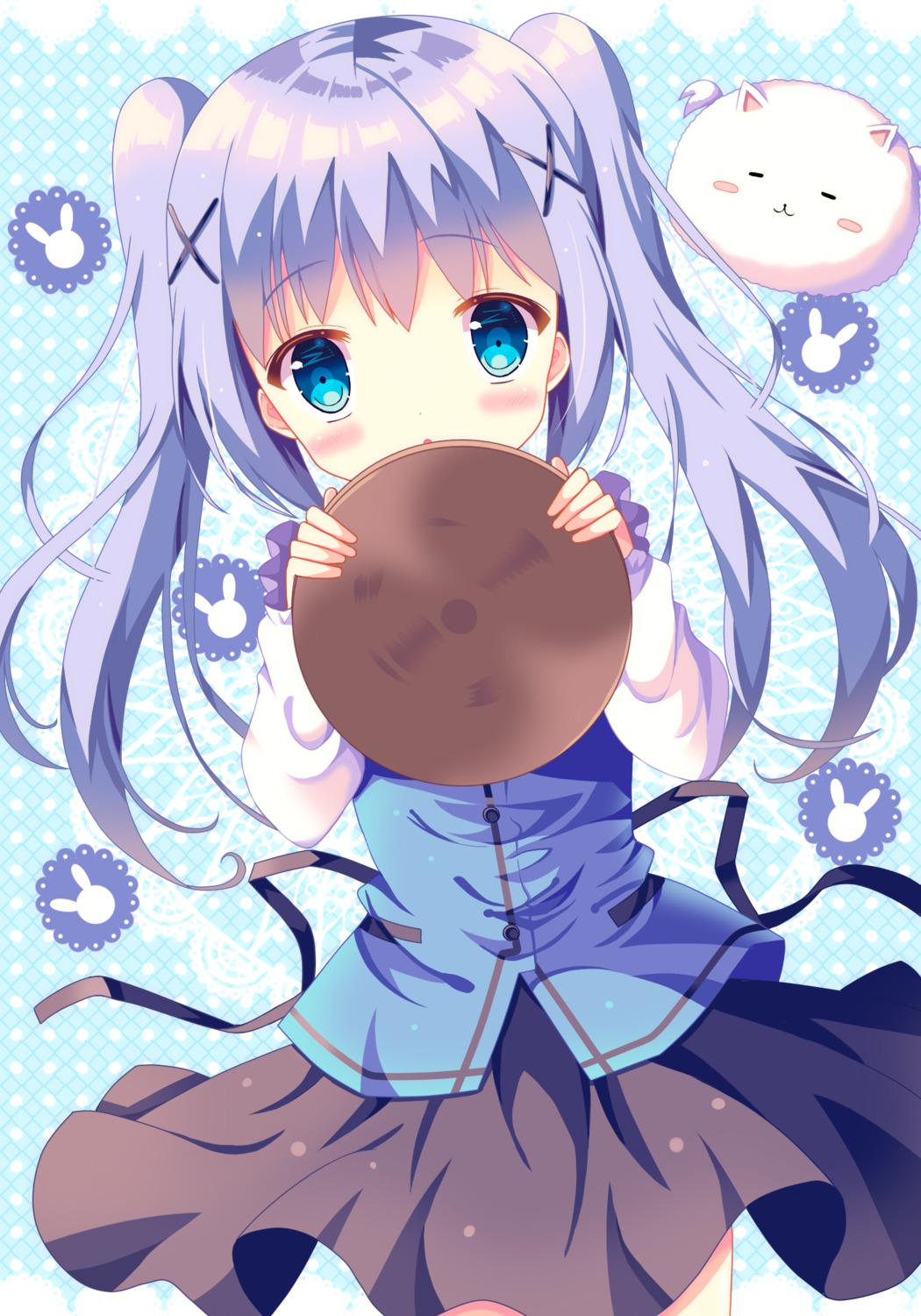 gochuumon_wa_usagi_desu_ka?, hazakura_satsuki, kafuu_chino, tippy_(gochiusa), waitress
