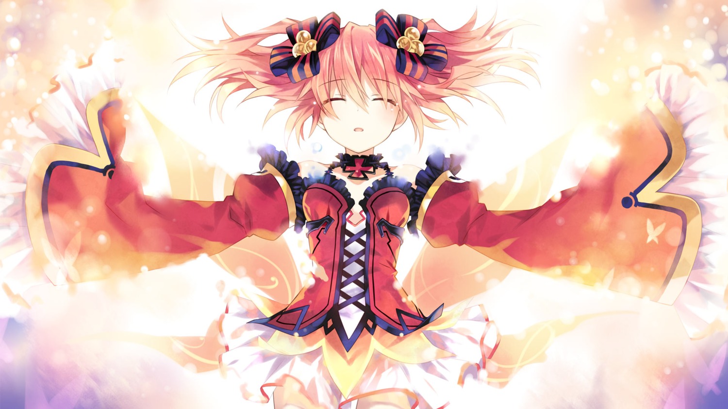 alyn_(fairy_fencer_f), fairy_fencer_f, game_cg, no_bra, tsunako