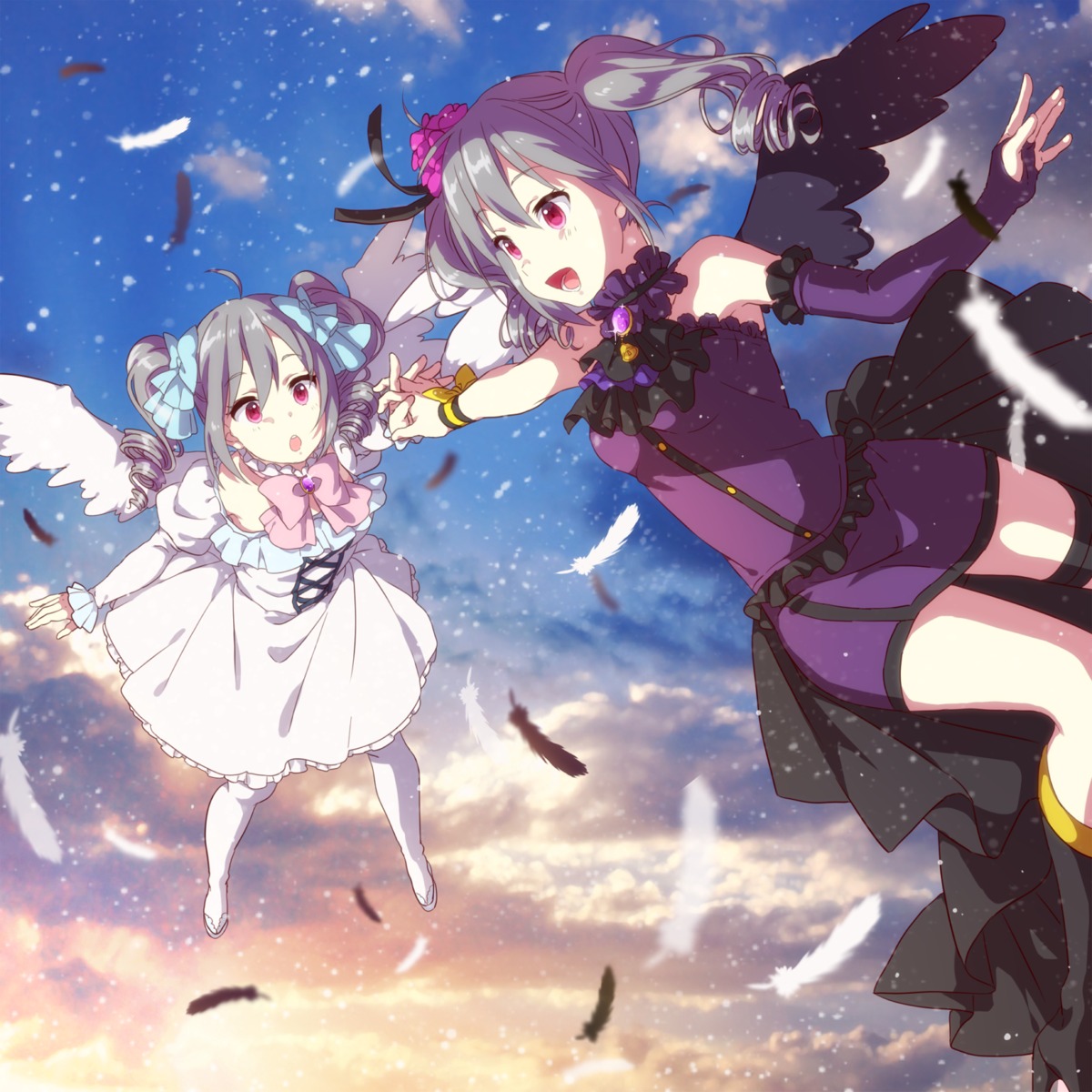 dress, garter, heels, kanzaki_ranko, kotori_(gokigen_iori), pantyhose, the_idolm@ster, the_idolm@ster_cinderella_girls