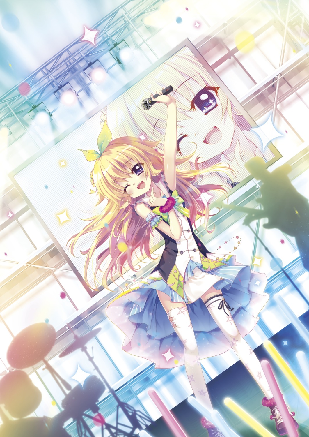 hasegawa_mii, izumi_tsubasu, re:stage!_project, thighhighs