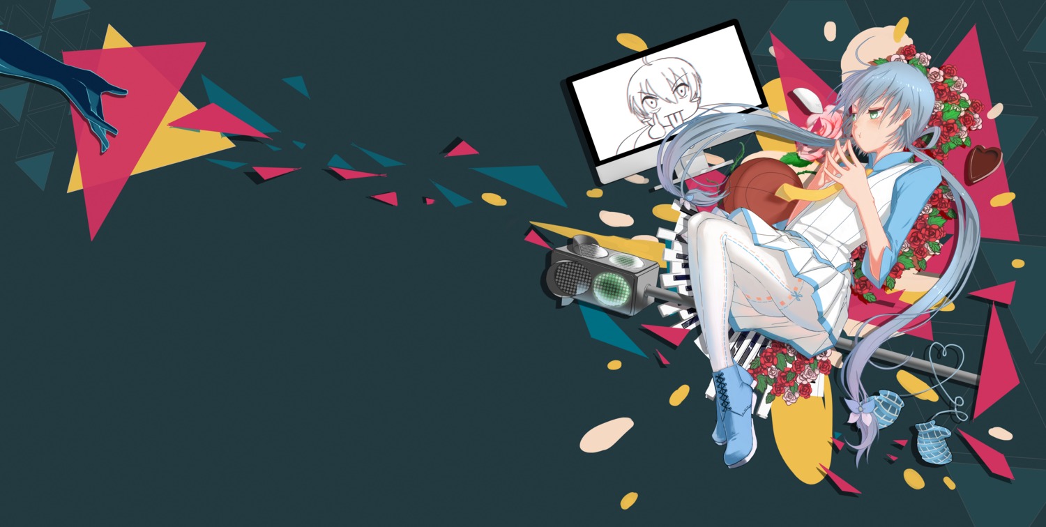 luo_tianyi, pantyhose, vocaloid, yal