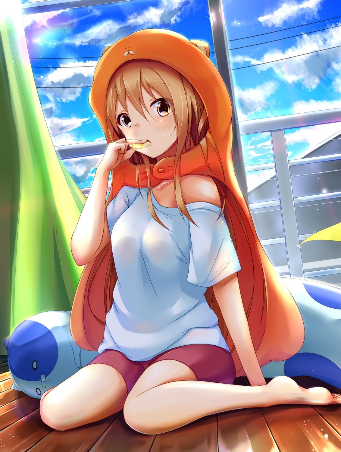 bike_shorts, doma_umaru, himouto!_umaru-chan, ryuuguu_yassuu
