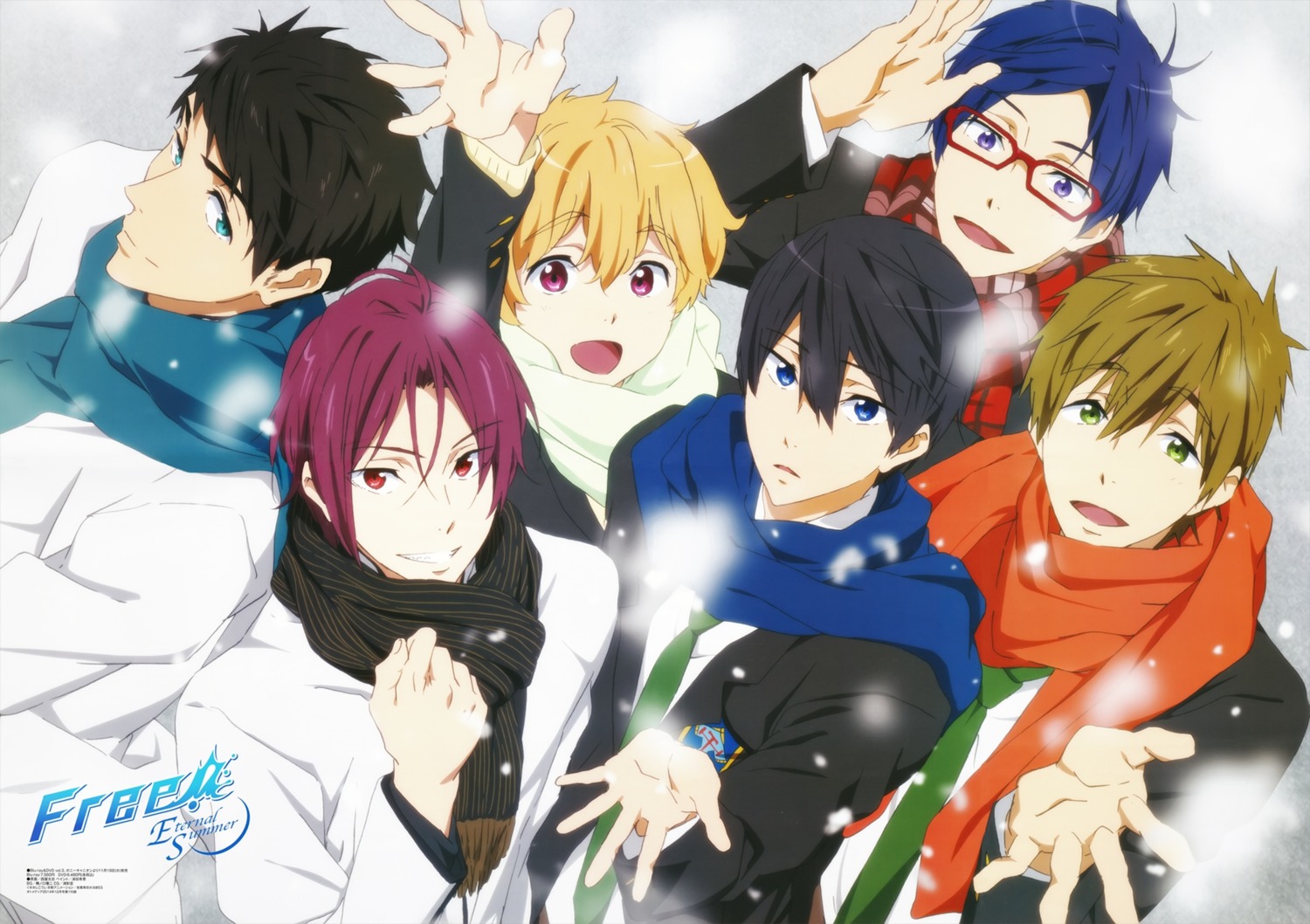 free!, hazuki_nagisa, male, matsuoka_rin, megane, nanase_haruka, nishiya_futoshi, ryugazaki_rei, tachibana_makoto, yamazaki_sousuke
