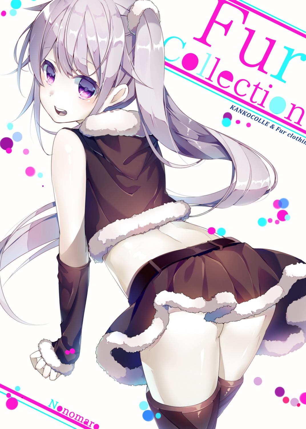 ass, christmas, destroyer_hime, kantai_collection, nonomaro, nopan, thighhighs
