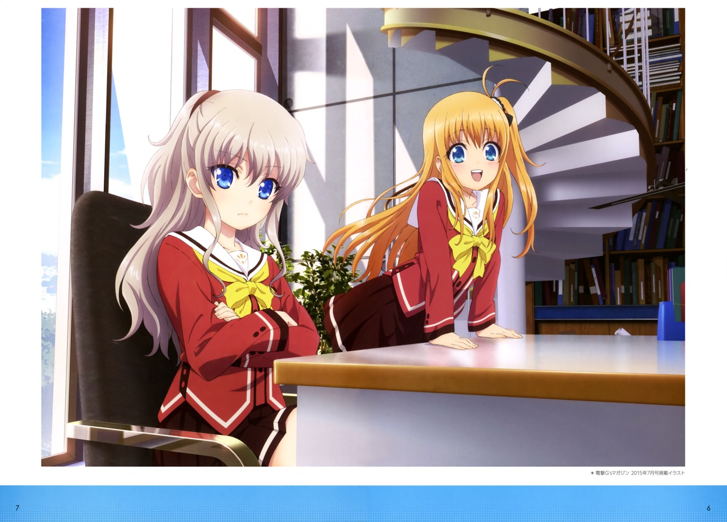 charlotte, nishimori_yusa, oohigashi_yurie, seifuku, tomori_nao