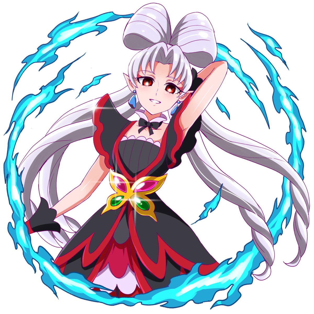 dress, go!_princess_precure, pointy_ears, precure, sharumon, twilight_(go!_princess_precure)