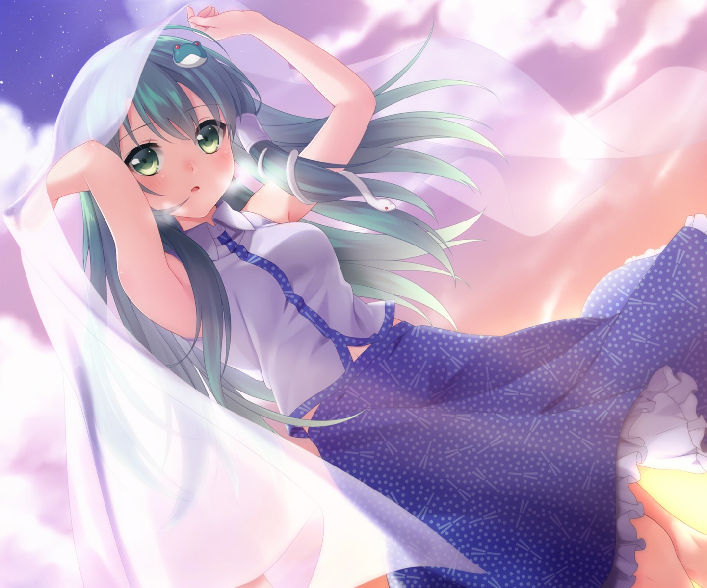 kochiya_sanae, nanamiya, touhou