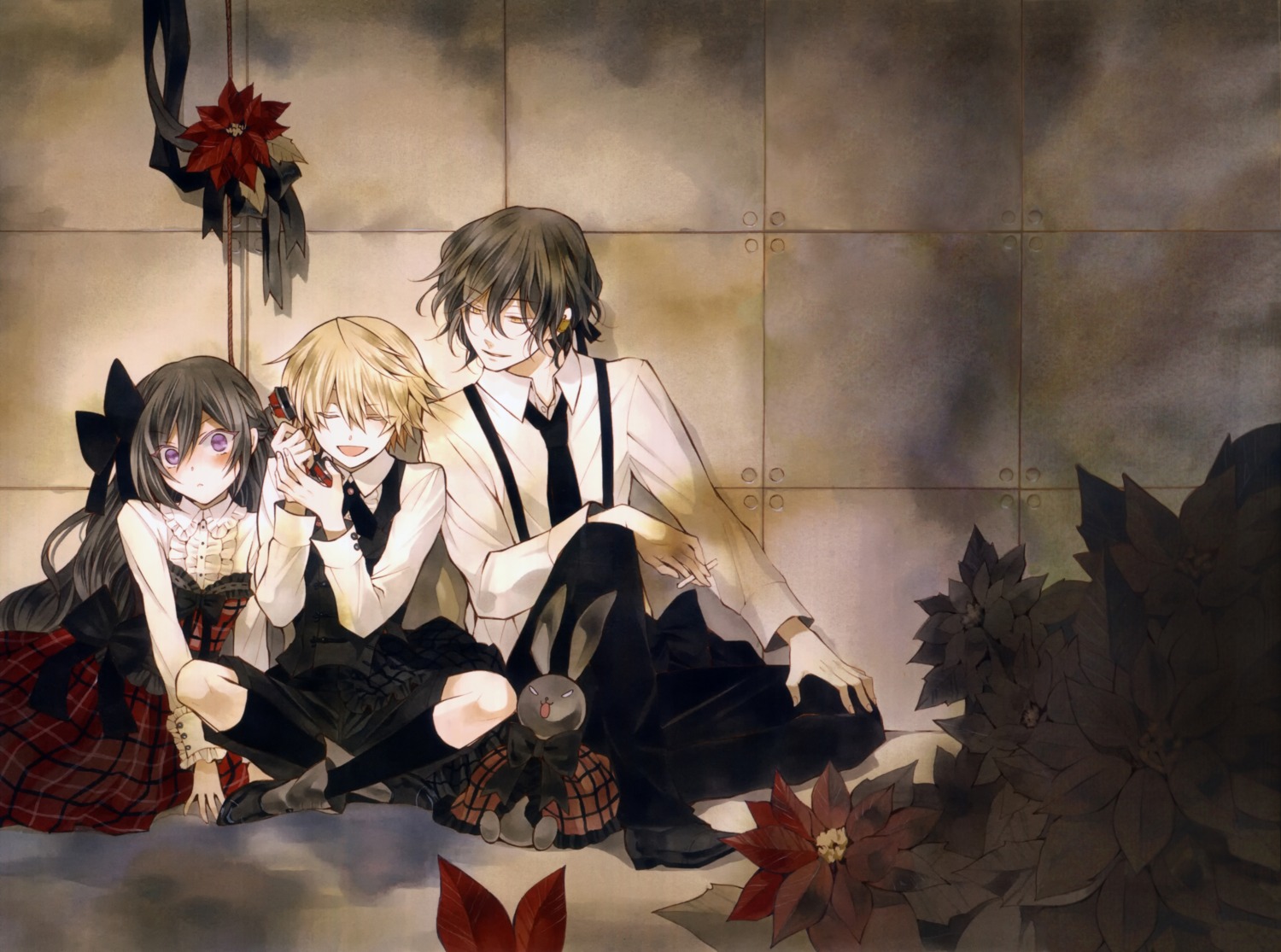 alice_(pandora_hearts), dress, gilbert_nightray, mochizuki_jun, oz_vessalius, pandora_hearts
