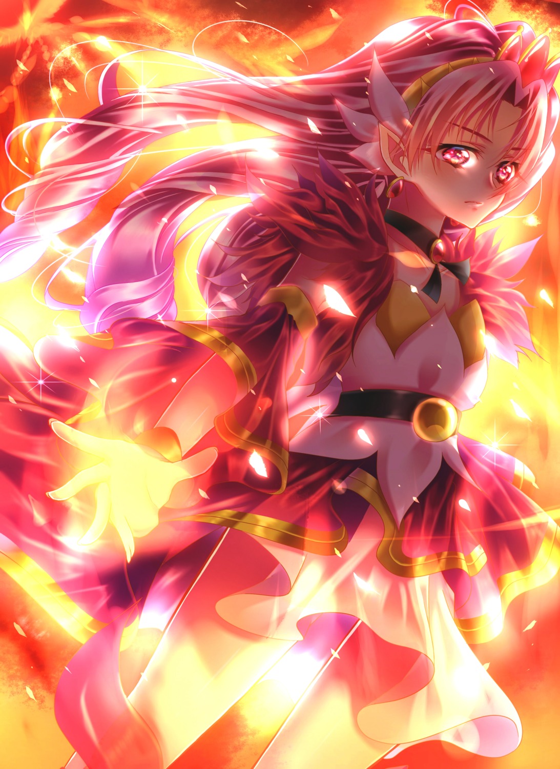 akagi_towa, go!_princess_precure, pointy_ears, precure, touki_matsuri