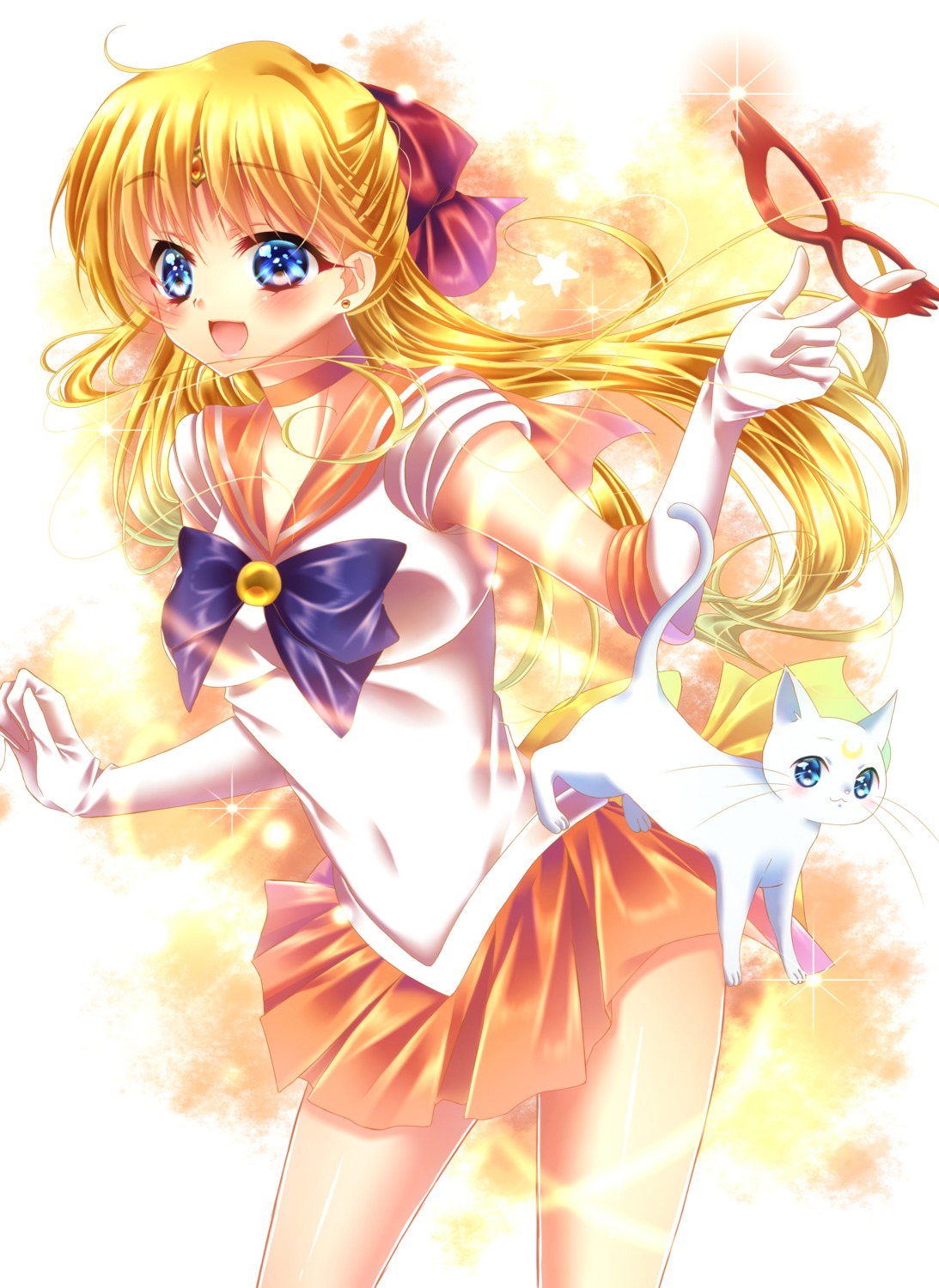 aino_minako, artemis_(sailor_moon), bishoujo_senshi_sailor_moon, neko, touki_matsuri
