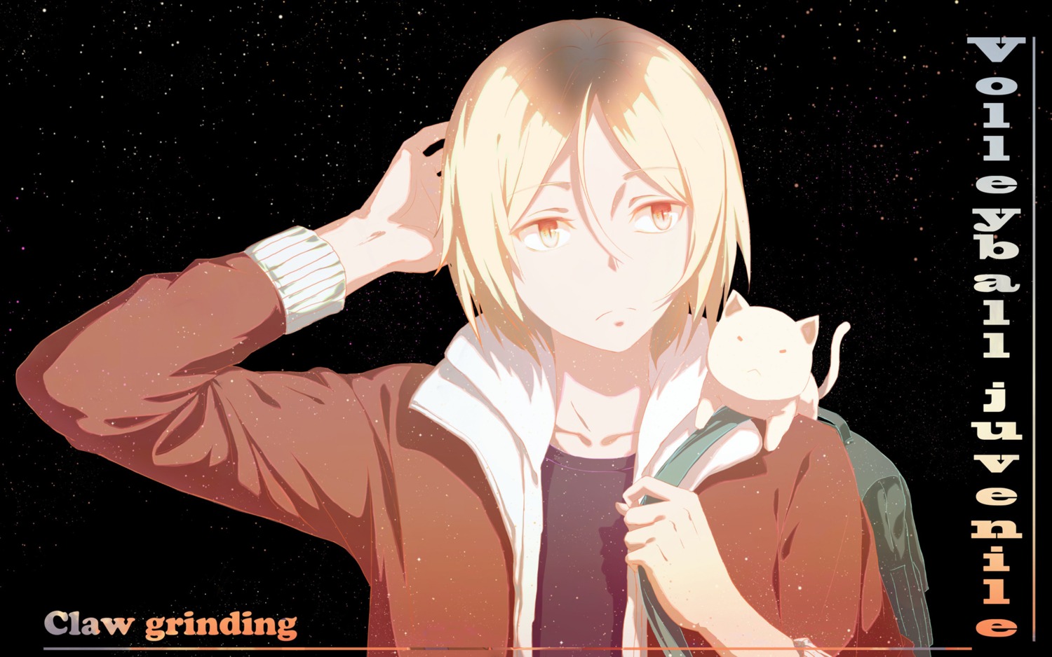 haikyuu!!, kozume_kenma, male, wallpaper, yijian_ma