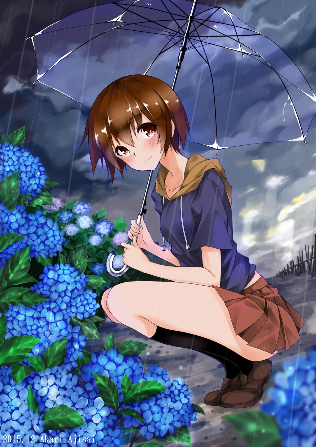 akari_ajisai, miyanaga_saki, official_watermark, saki, saki:_zenkoku-hen, umbrella