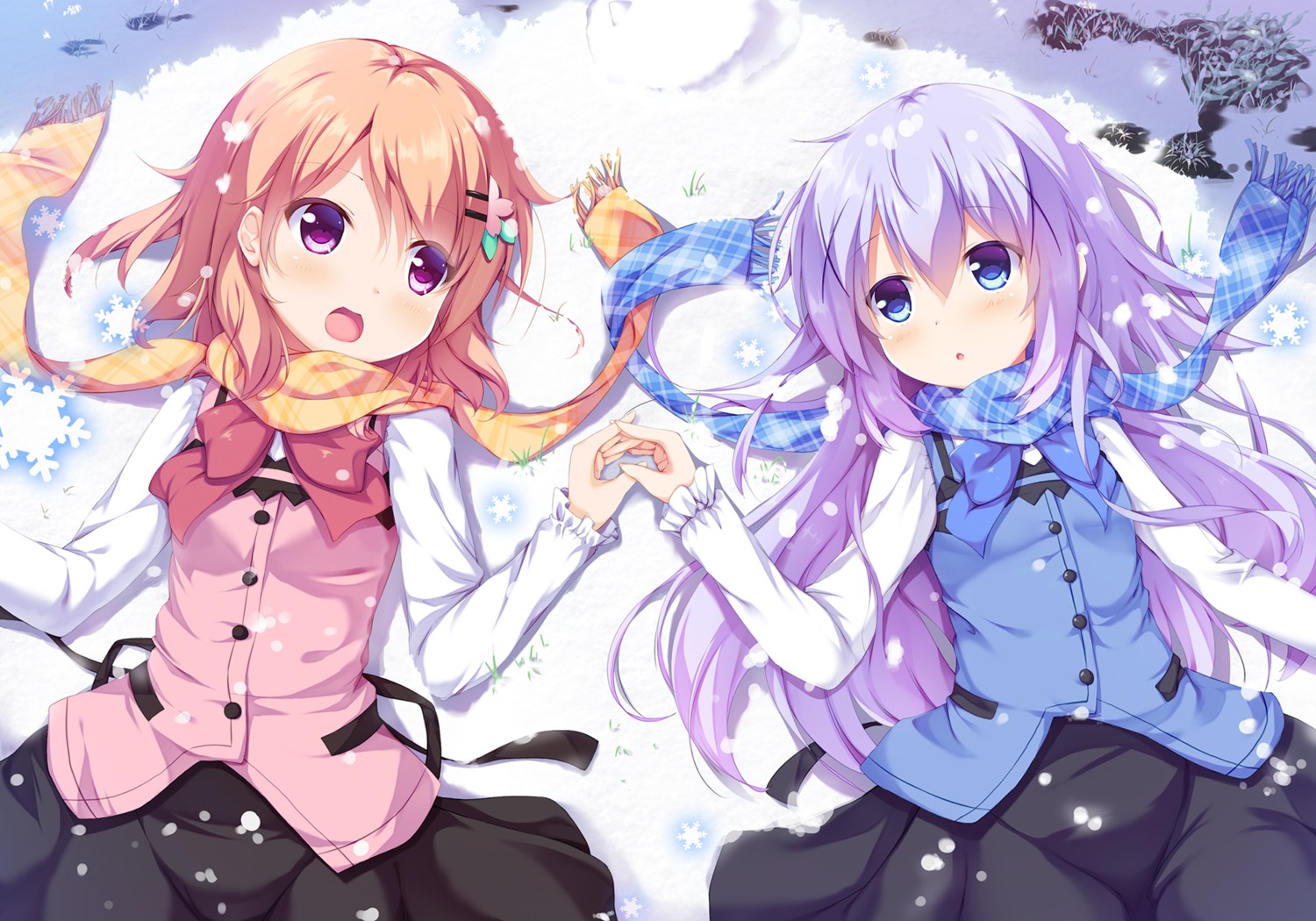 gochuumon_wa_usagi_desu_ka?, hoto_cocoa, kafuu_chino, kusunoki_(escude), waitress