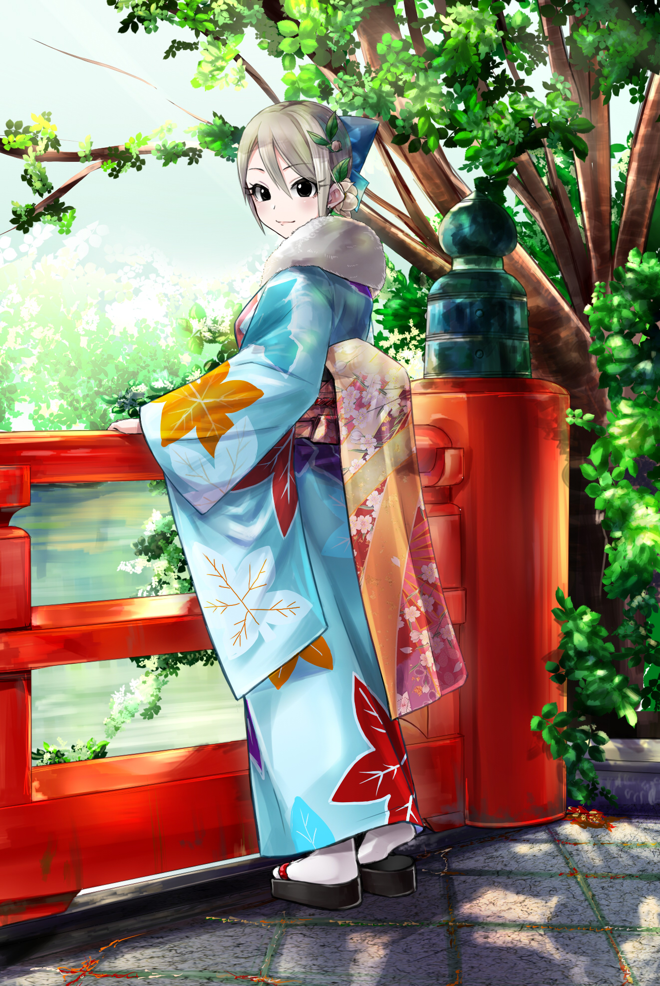 kimono, ooike_teru, shiomi_shuuko, the_idolm@ster, the_idolm@ster_cinderella_girls