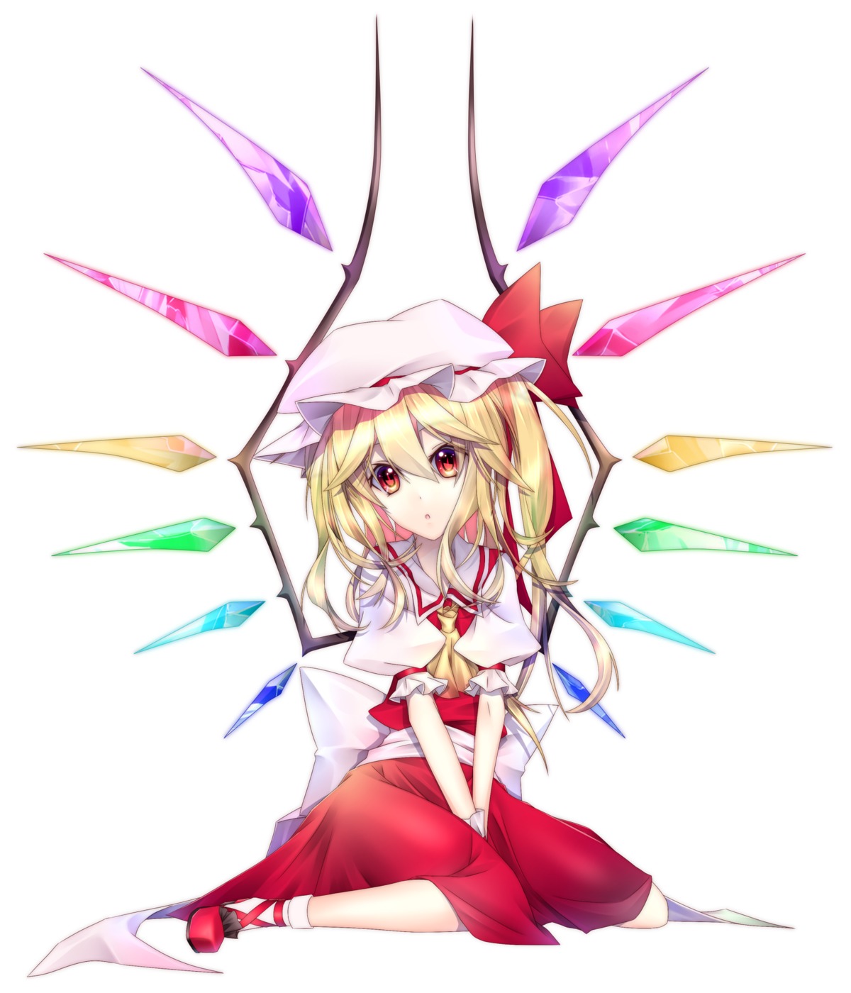 flandre_scarlet, kawasaki_toiro, touhou, wings