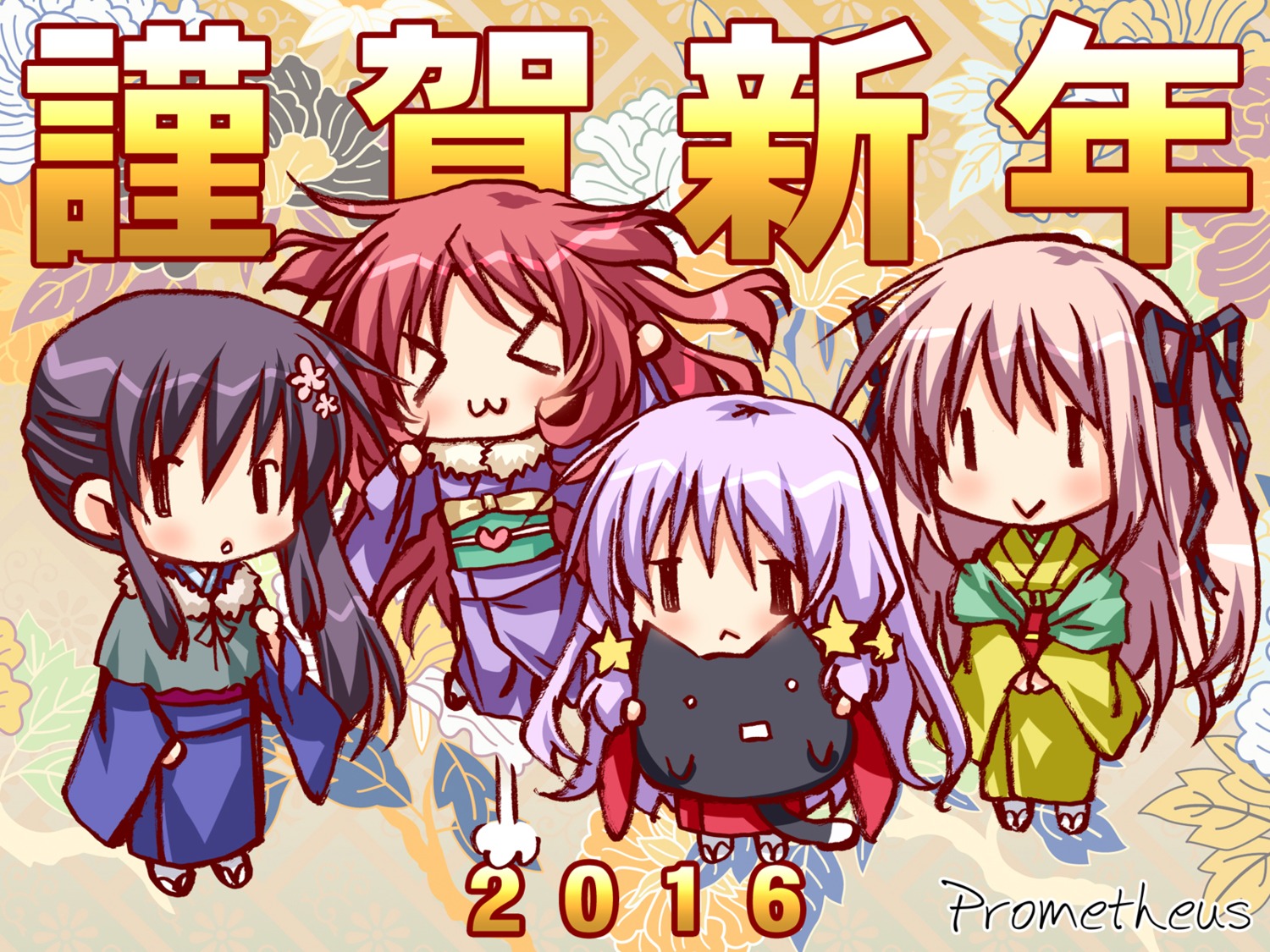 ayukawa_hisano, chibi, kimono, koi_to_mahou_to_kanrinin, prometheus, ryuuga_shou, saijou_kasumi, sasakura_moka, tachibana_inori, wallpaper