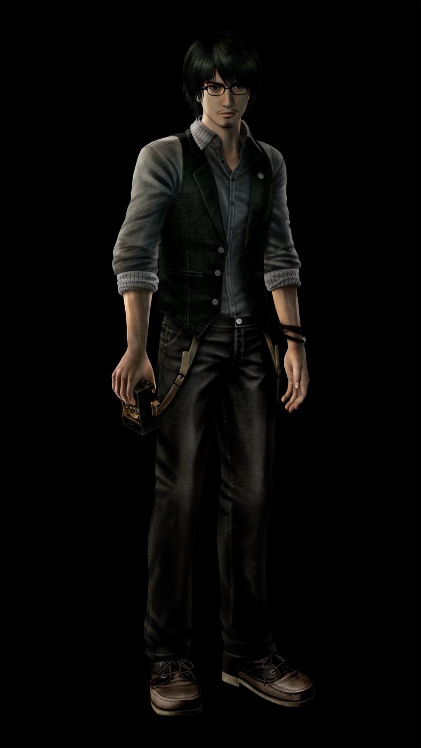 cg, houjou_ren, koei_tecmo, male, megane, zero, zero:_nuregarasu_no_miko