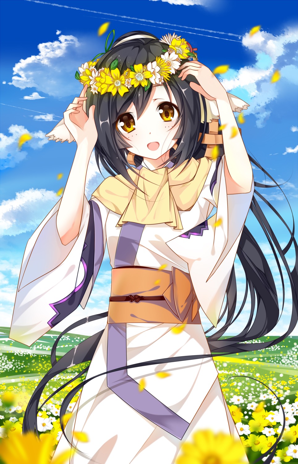 animal_ears, hate_ani_hikae, kuon_(utawarerumono), utawarerumono, utawarerumono_itsuwari_no_kamen