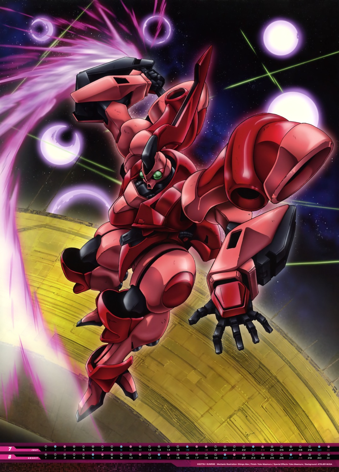 abe_shingo, calendar, gundam, mecha, victory_gundam