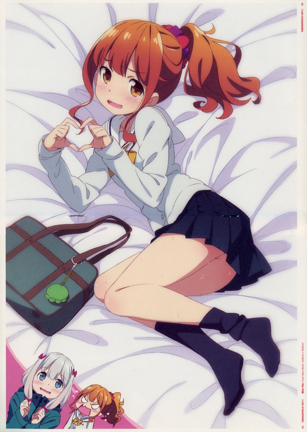 eromanga-sensei, izumi_sagiri, jinno_megumi, kanzaki_hiro, nopan, seifuku, tabgraphics