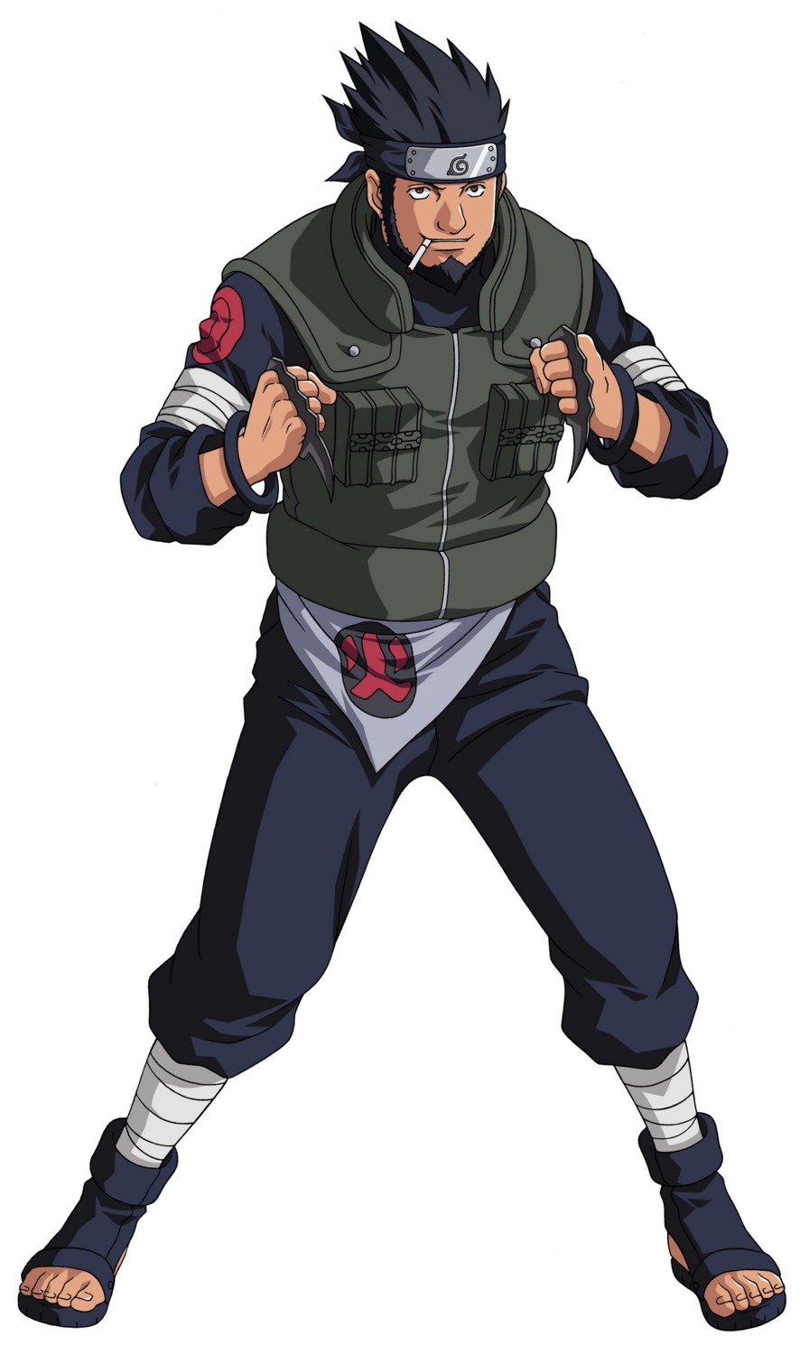 male, naruto, sarutobi_asuma