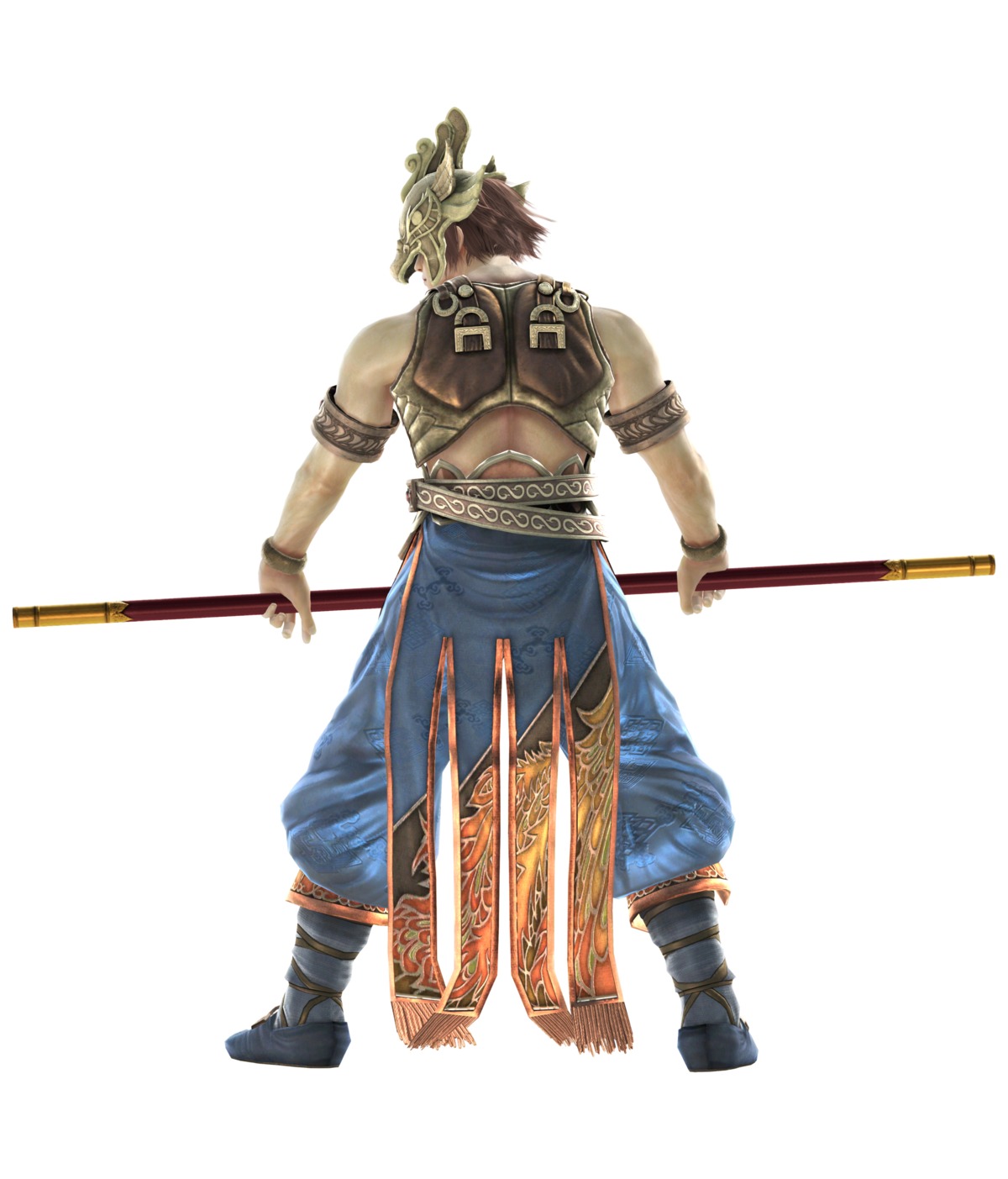 armor, kilik, male, namco, soul_calibur, soul_calibur_v, weapon