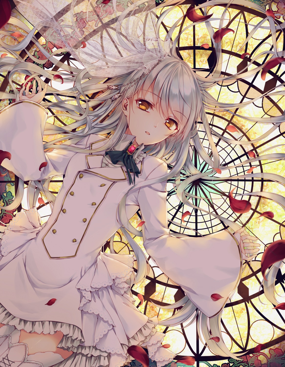 dress, saijou_haruki, thighhighs