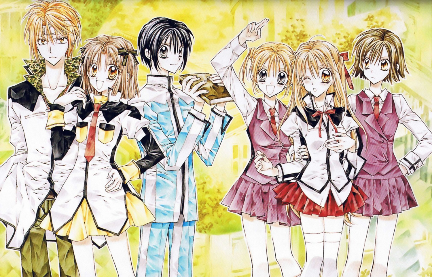 ichinomiya_yoshitaka, otomiya_haine, riko_(shinshi_doumei_cross), scanning_artifacts, shinshi_doumei_cross, tanemura_arina, touya_(shinshi_doumei_cross), trap, tsujimiya_maguri, tsukasa_(shinshi_doumei_cross)