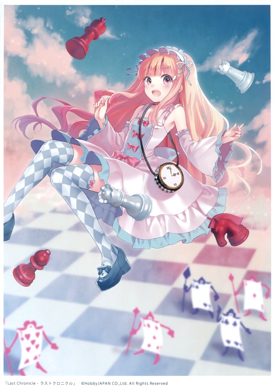 dress, fukahire, heels, last_chronicle, ruinon, thighhighs