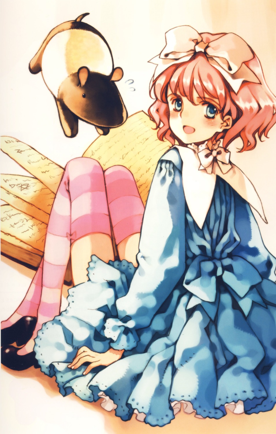 aria_vancleef, dress, heels, oyari_ashito, shoujo_mahou_gaku_little_witch_romanesque, thighhighs