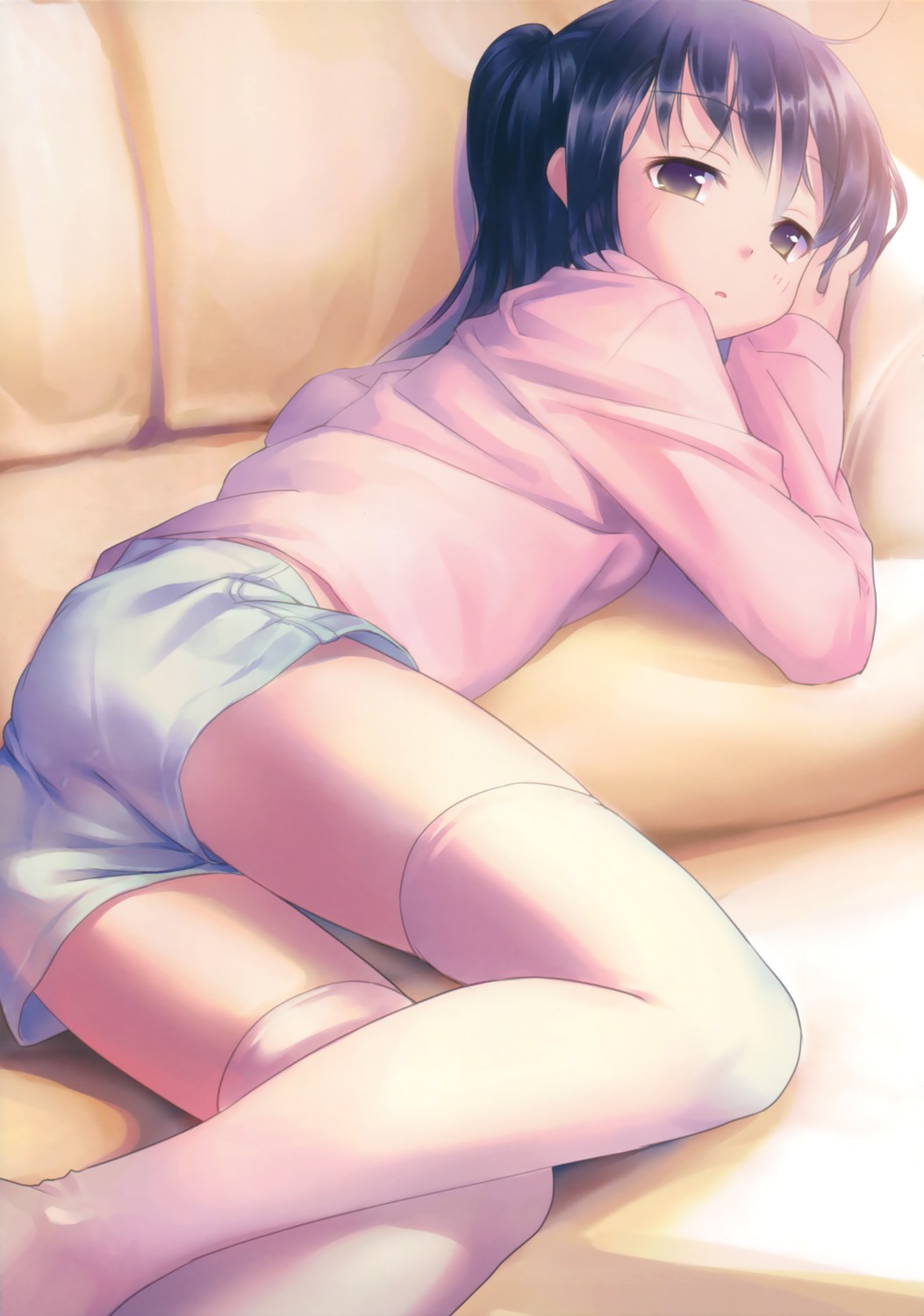 kogemashita, takoyaki, thighhighs