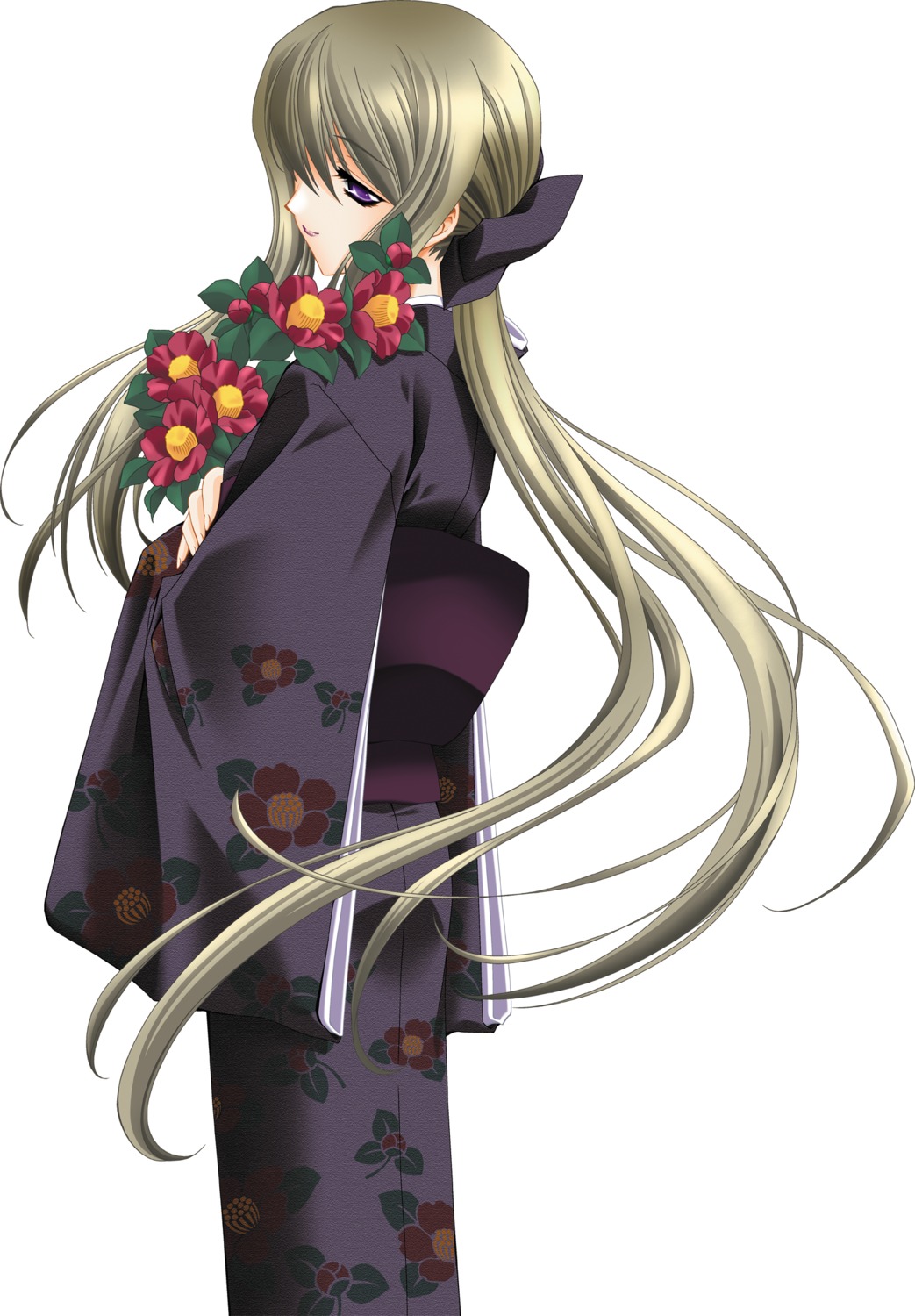 carnelian, kao_no_nai_tsuki, kimono, kuraki_yuriko, orbit