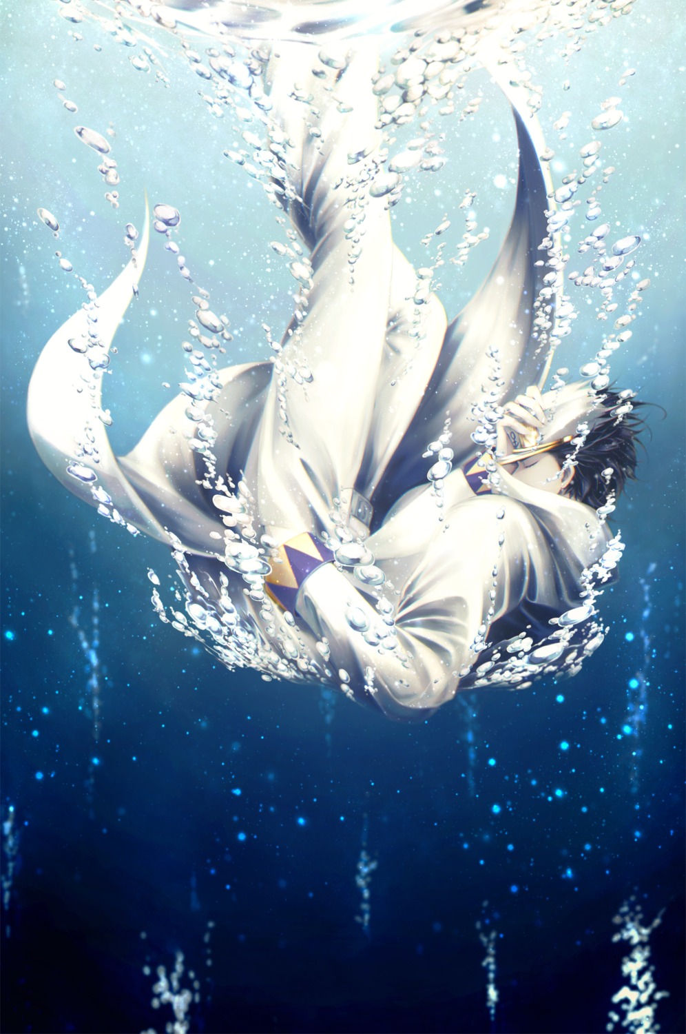 alo, jojo_no_kimyou_na_bouken, jojo_no_kimyou_na_bouken_part_4:_diamond_wa_kudakenai, kuujou_joutarou, male, wet_clothes