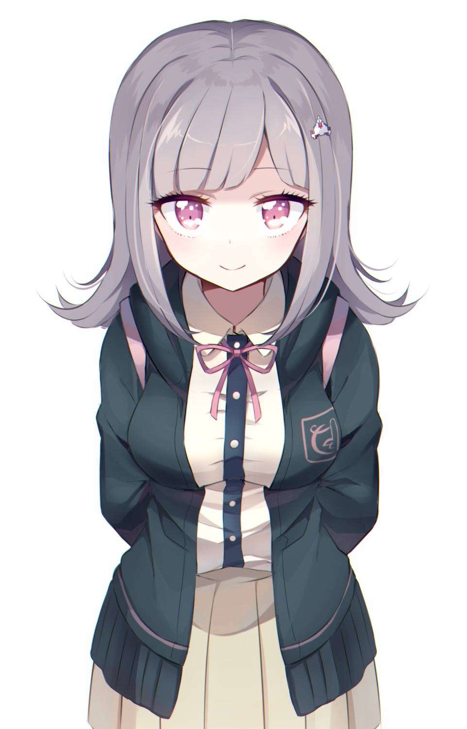 dangan-ronpa, dangan-ronpa_2, kobeni, nanami_chiaki, seifuku, sweater