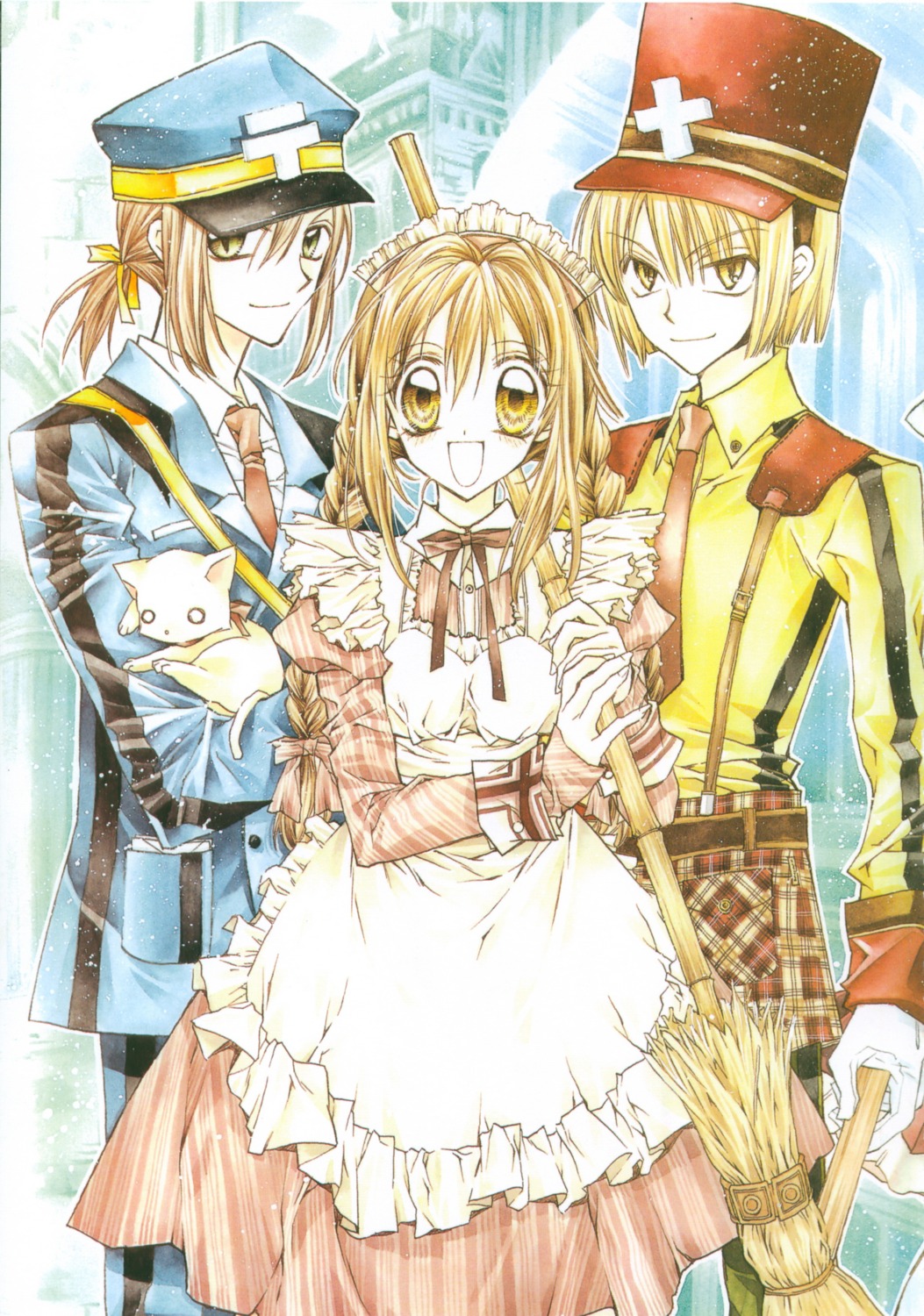 ichinomiya_yoshitaka, maid, neko, otomiya_haine, paru, shinshi_doumei_cross, strahl_tachimiya_iii, tanemura_arina