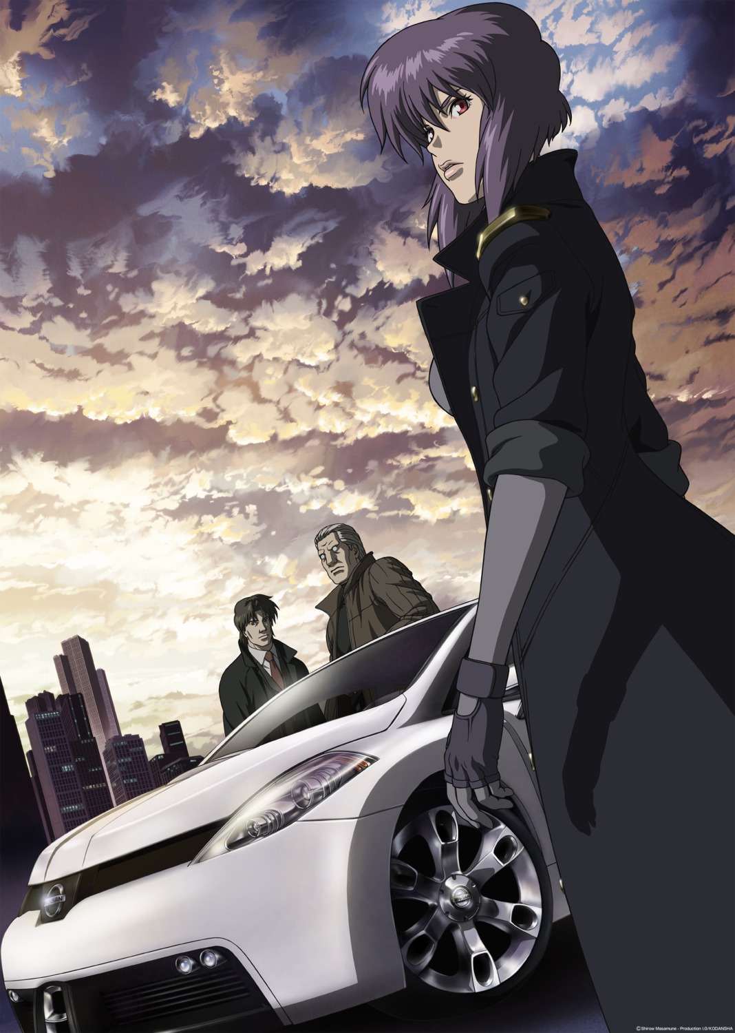 batou, ghost_in_the_shell, kusanagi_motoko, togusa