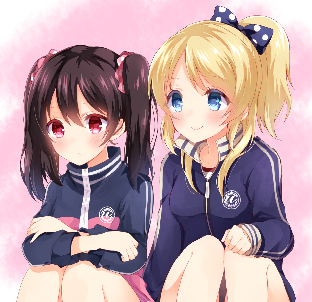 ayase_eli, gym_uniform, love_live!, love_live!_(series), nameneko_(124), yazawa_nico