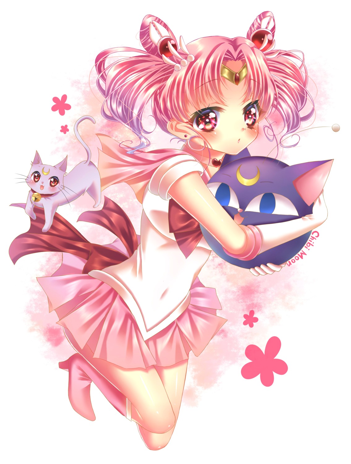 bishoujo_senshi_sailor_moon, chibiusa, diana_(sailor_moon), heels, luna-p, neko, touki_matsuri