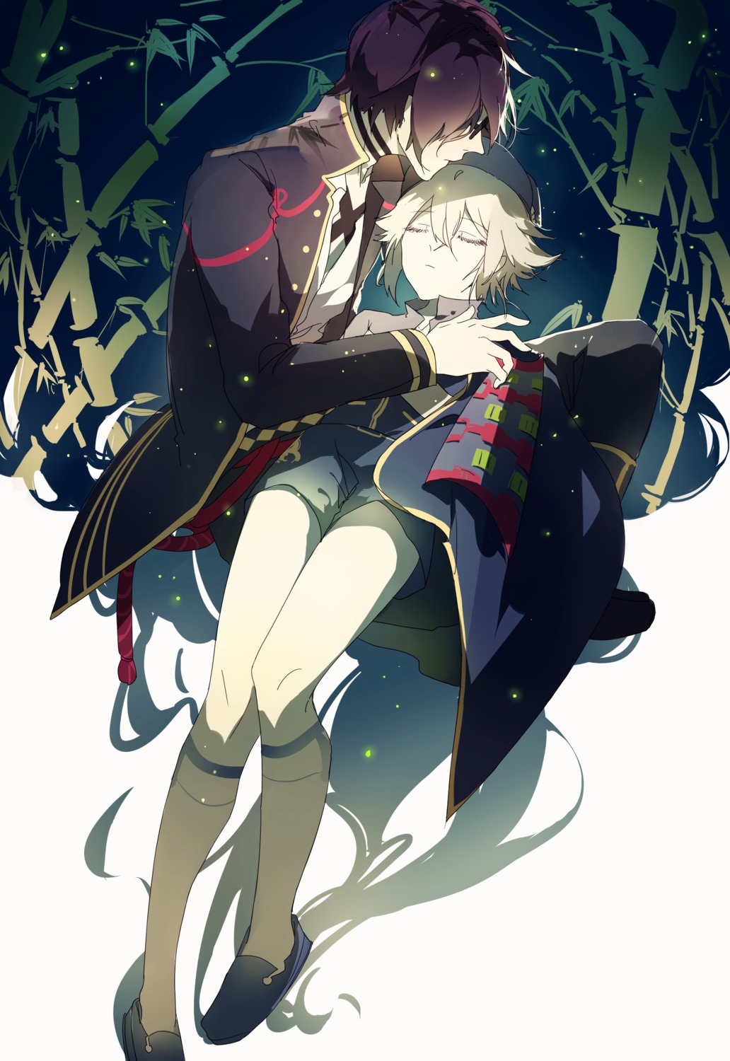 akashi_kuniyuki, hotaru_maru, male, megane, solo_(artist), touken_ranbu, uniform