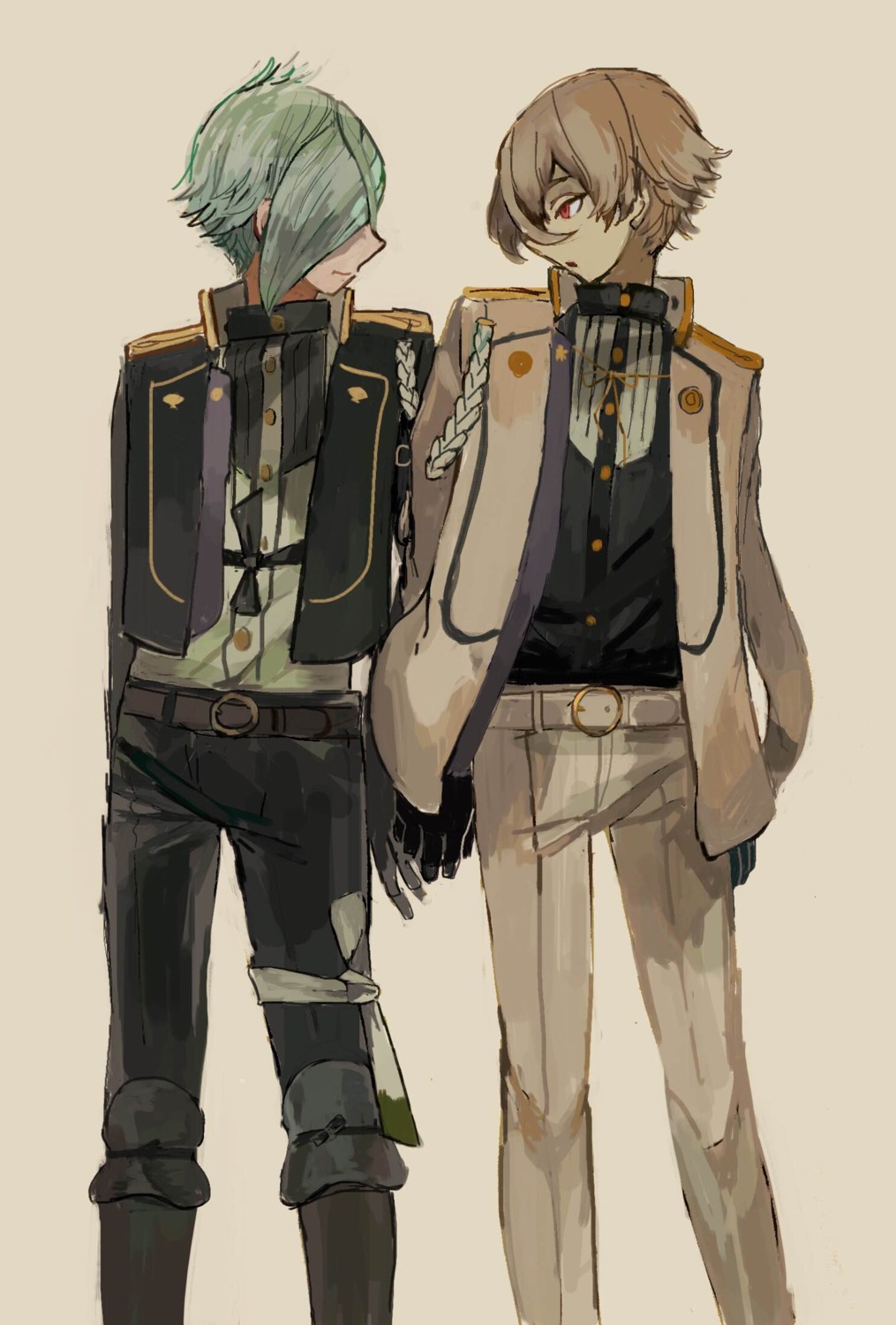 higekiri, hizamaru, male, suppo, touken_ranbu