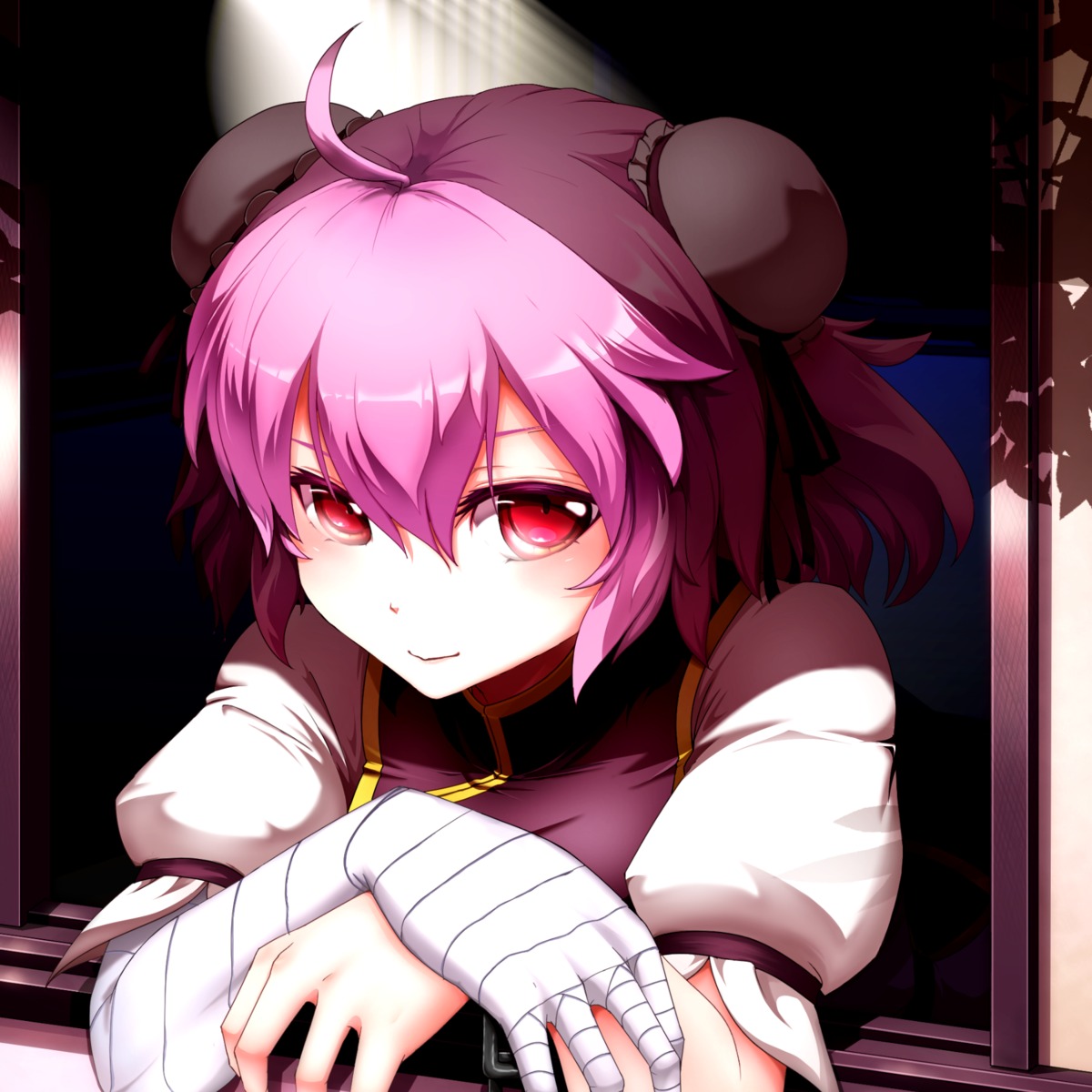 bandages, chinadress, ibaraki_kasen, kikoka_(mizuumi), touhou
