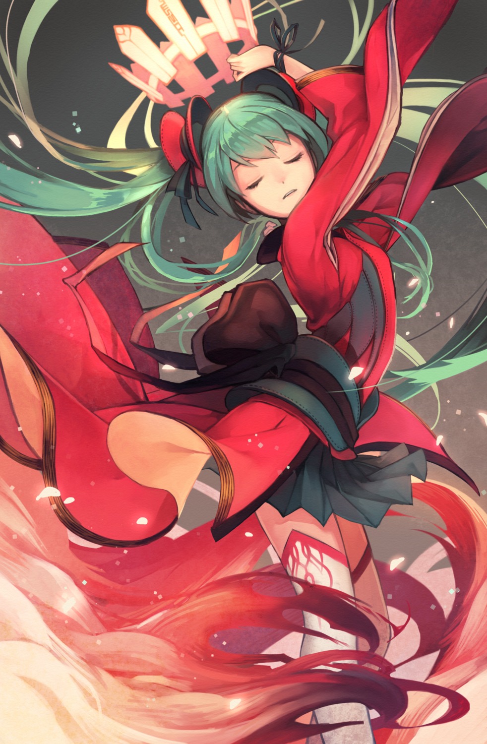 hatsune_miku, iwato1712, thighhighs, vocaloid