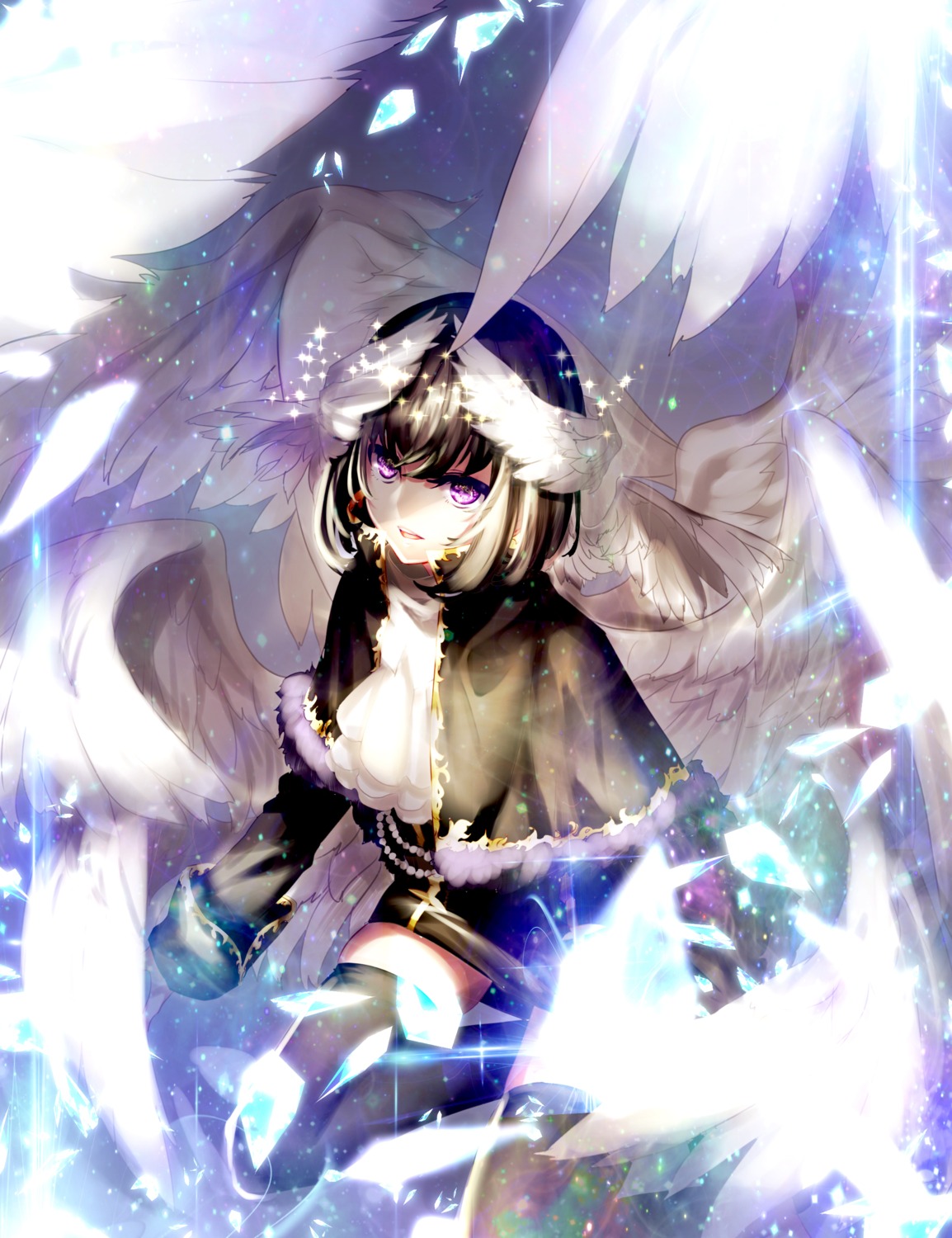 beatmania, beatmania_iidx, rche, shion_(mamuring), thighhighs, trap, wings
