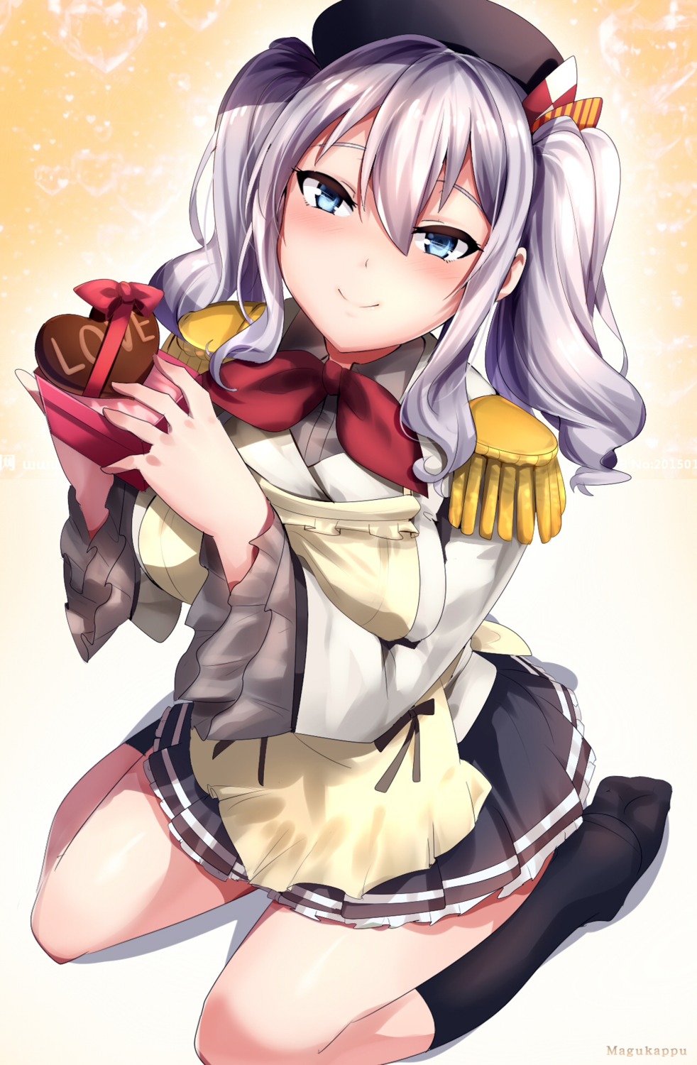 kantai_collection, kashima_(kancolle), umakatsuhai, uniform, valentine