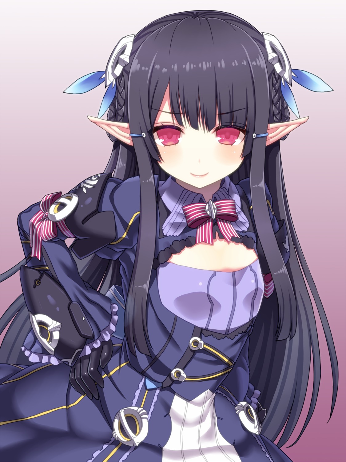 asamura_hiori, dress, phantasy_star, phantasy_star_online_2, pointy_ears