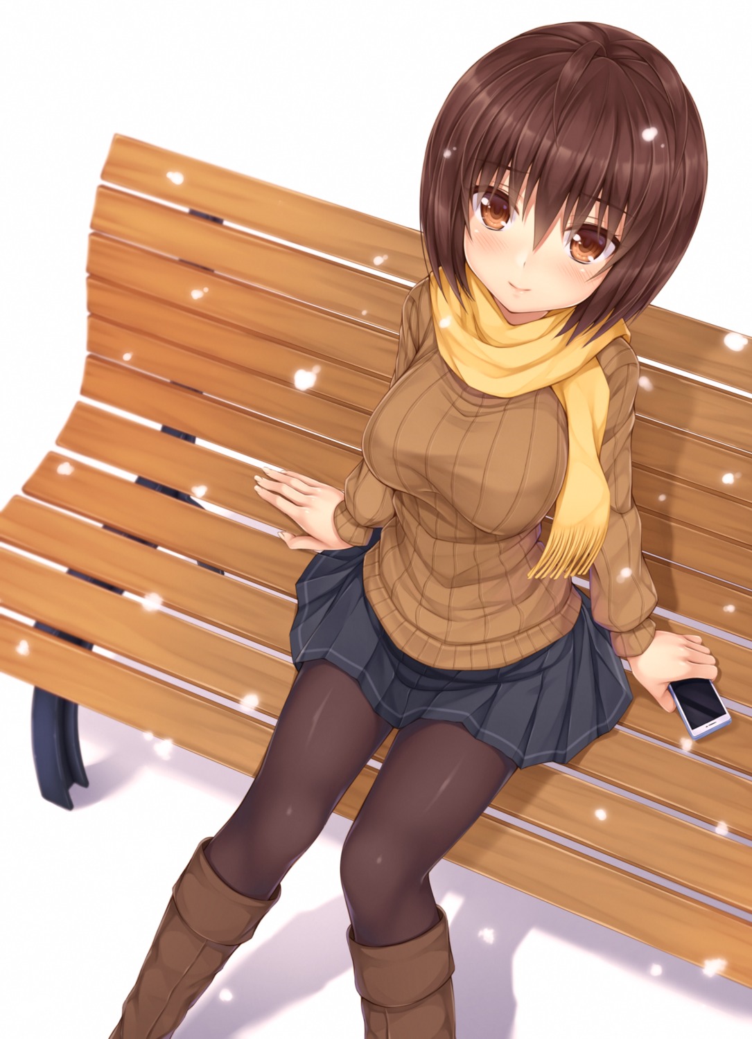 kitou_kaitai, pantyhose, sweater